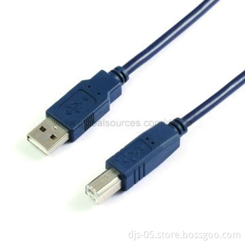 USB Printer Cable, USB AM to BM Cable, High Performance, RoHS Compliant Materials